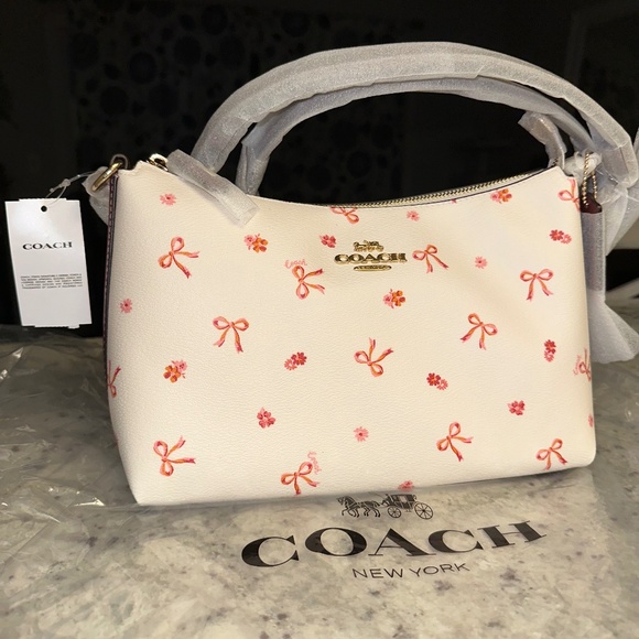 Coach Handbags - Coach Clara Shoulder Bag with Bow Print